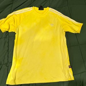 Yellow adidas shirt